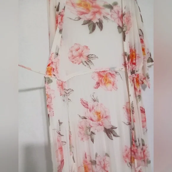 CURE KIMONO LONG FLORAL PRINT  | SIZE M - Picture 6 of 8